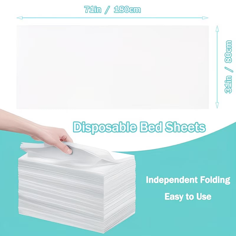 100pc Disposable Spa & Massage Bed Sheets