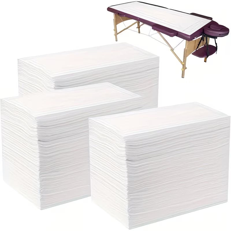 100pc Disposable Spa & Massage Bed Sheets