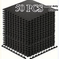 Black EVA Interlocking Exercise Mats - 50PCS