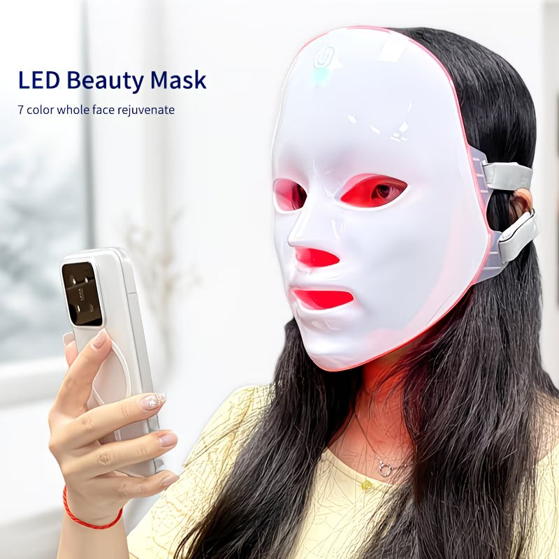 7-Color LED Facial Mask Beauty Device
