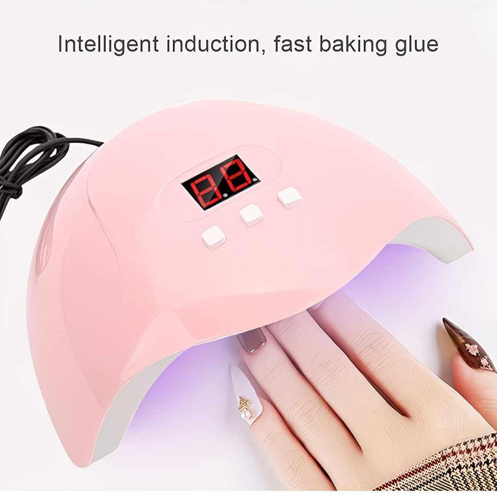 7-in-1 Nail Art Tool Set with UV Lamp & Nail Drill