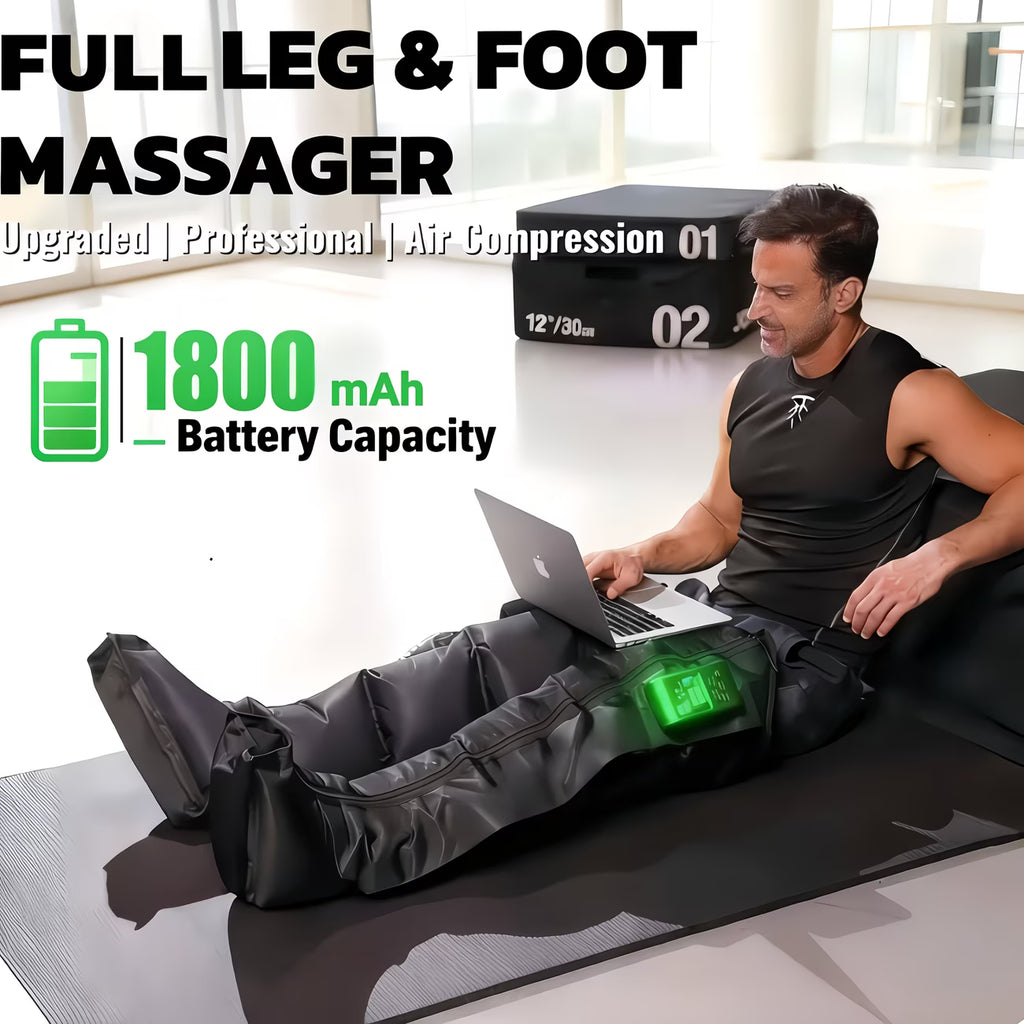 Single or Double Air Compression Foot And Leg Massager