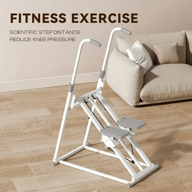 Foldable and Adjustable Climbing Stepper Machine