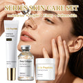 3-Piece Collagen Peptide Facial Care Set with Eye Cream, Face Cream & Serum