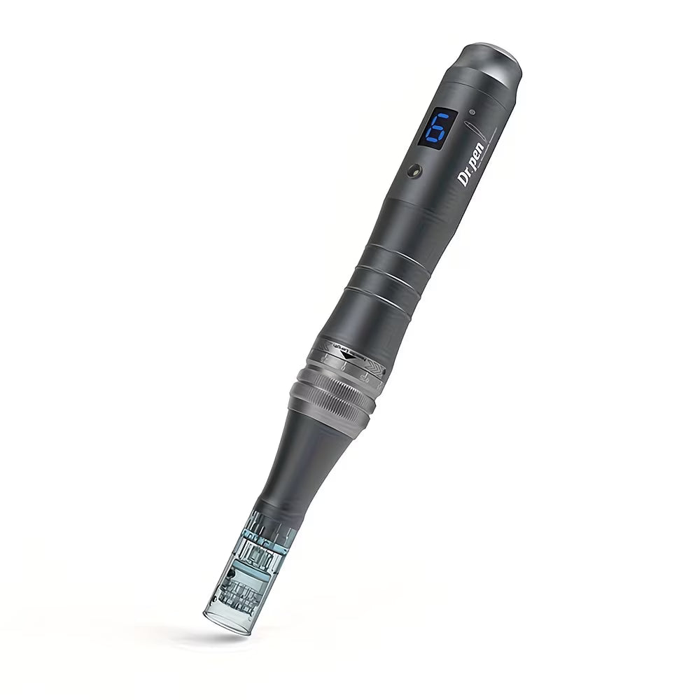 Wireless M8 Derma Pen Microneedling Device with 12 Nano Needle Cartridges