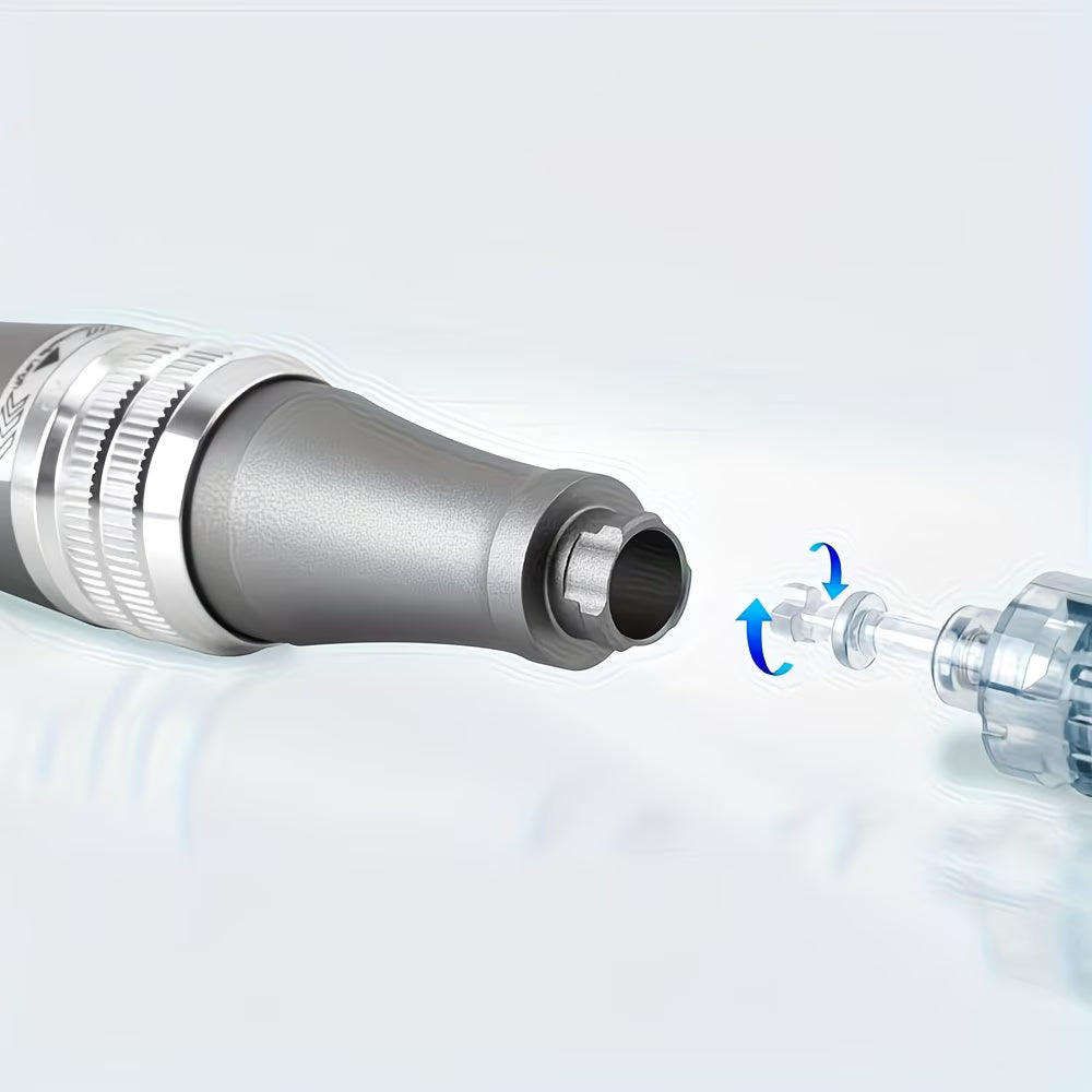 Wireless M8 Derma Pen Microneedling Device with 12 Nano Needle Cartridges