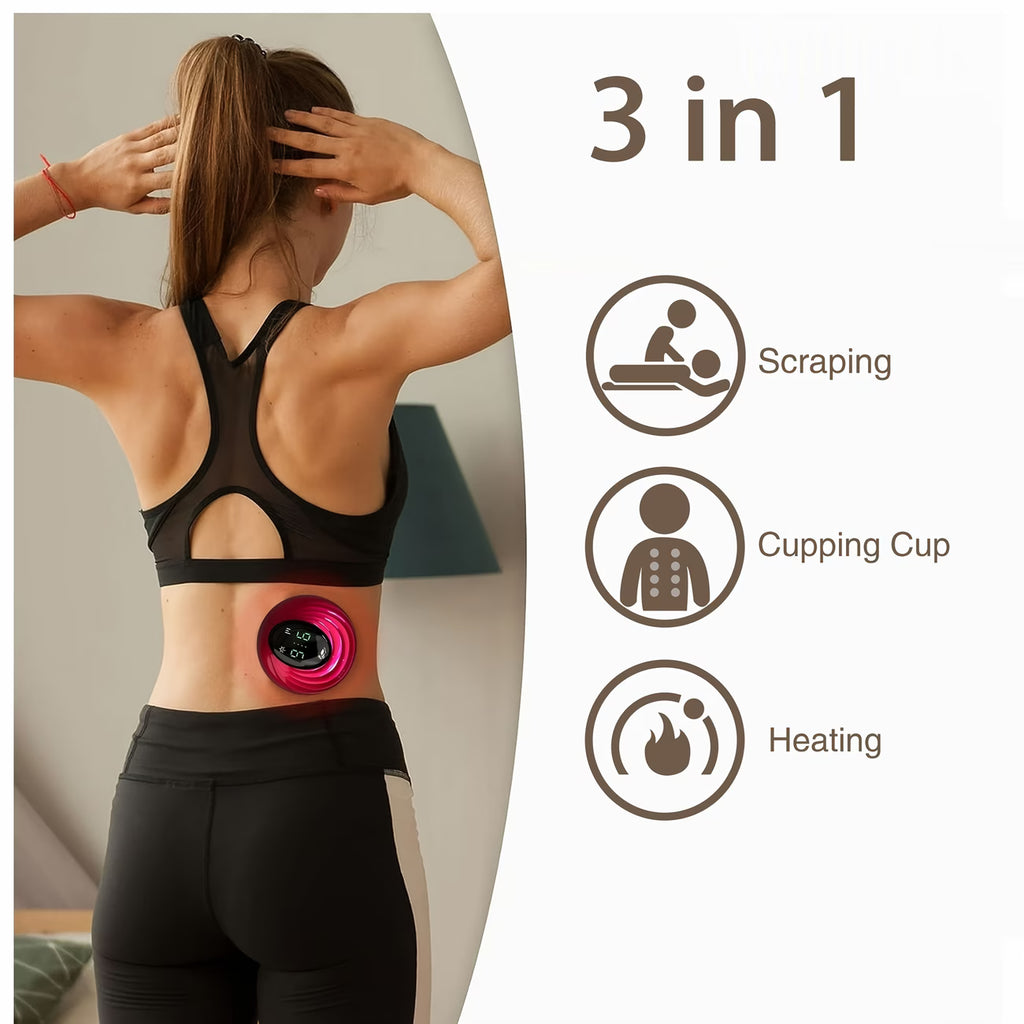 Intelligent Electric Cupping/Scraping Massage Tool