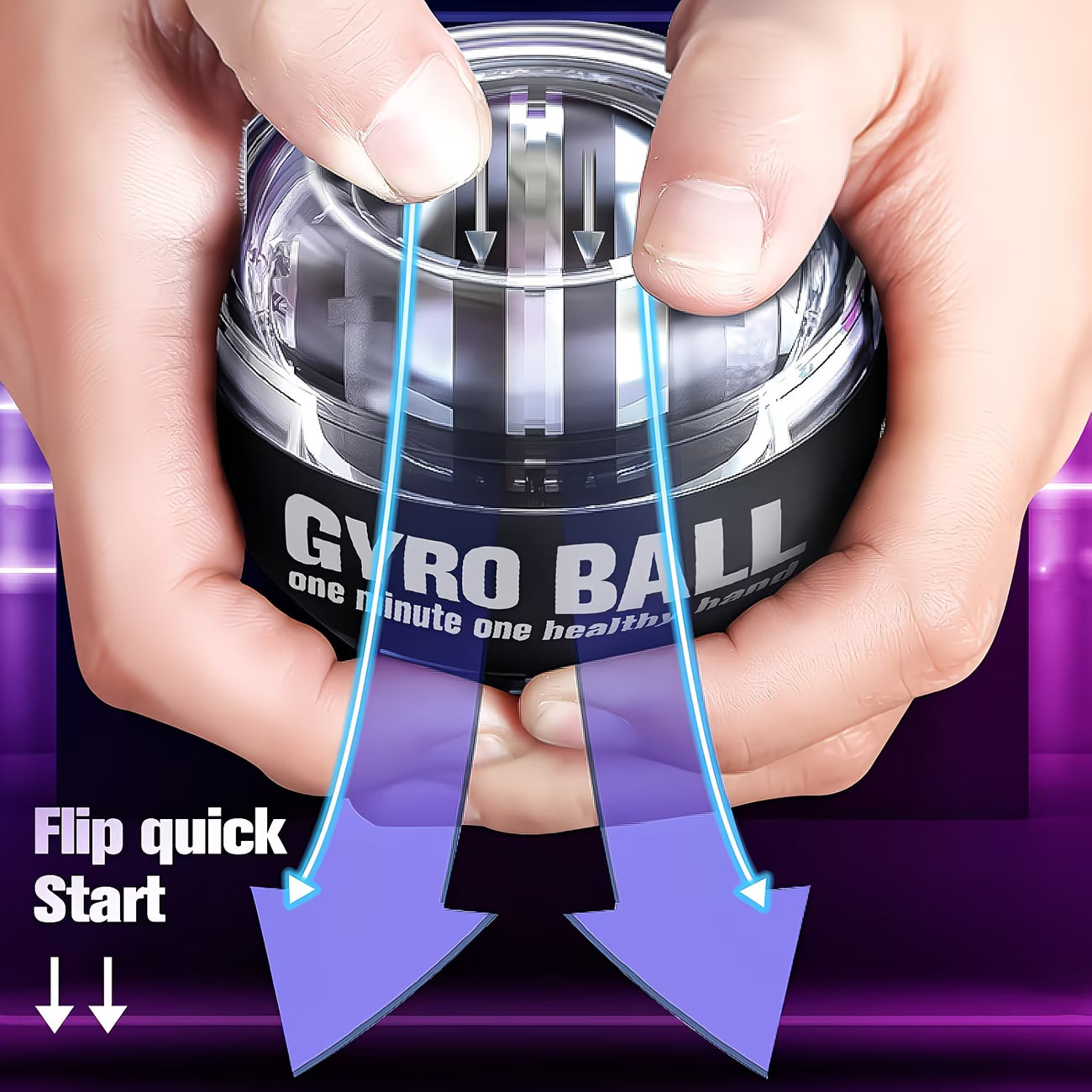 Gyro Ball Wrist & Grip Strength Trainer