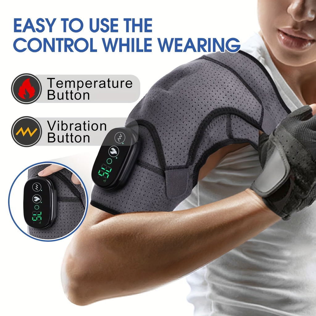 Heated Shoulder Massager Brace