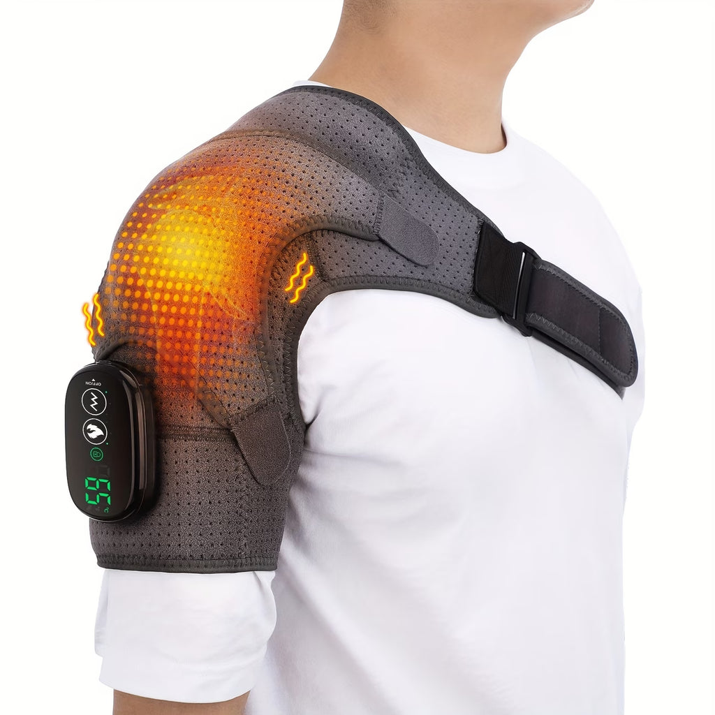 Heated Shoulder Massager Brace
