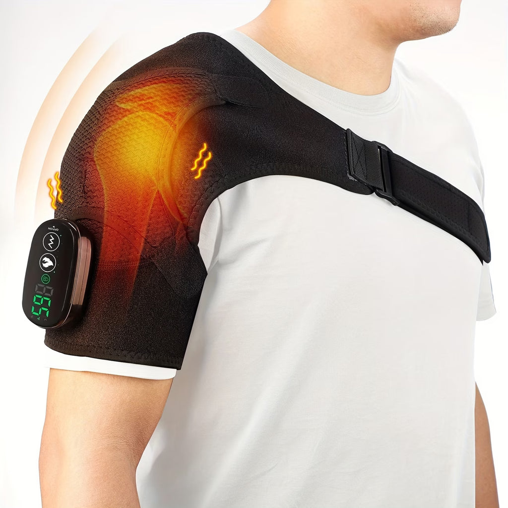 Heated Shoulder Massager Brace