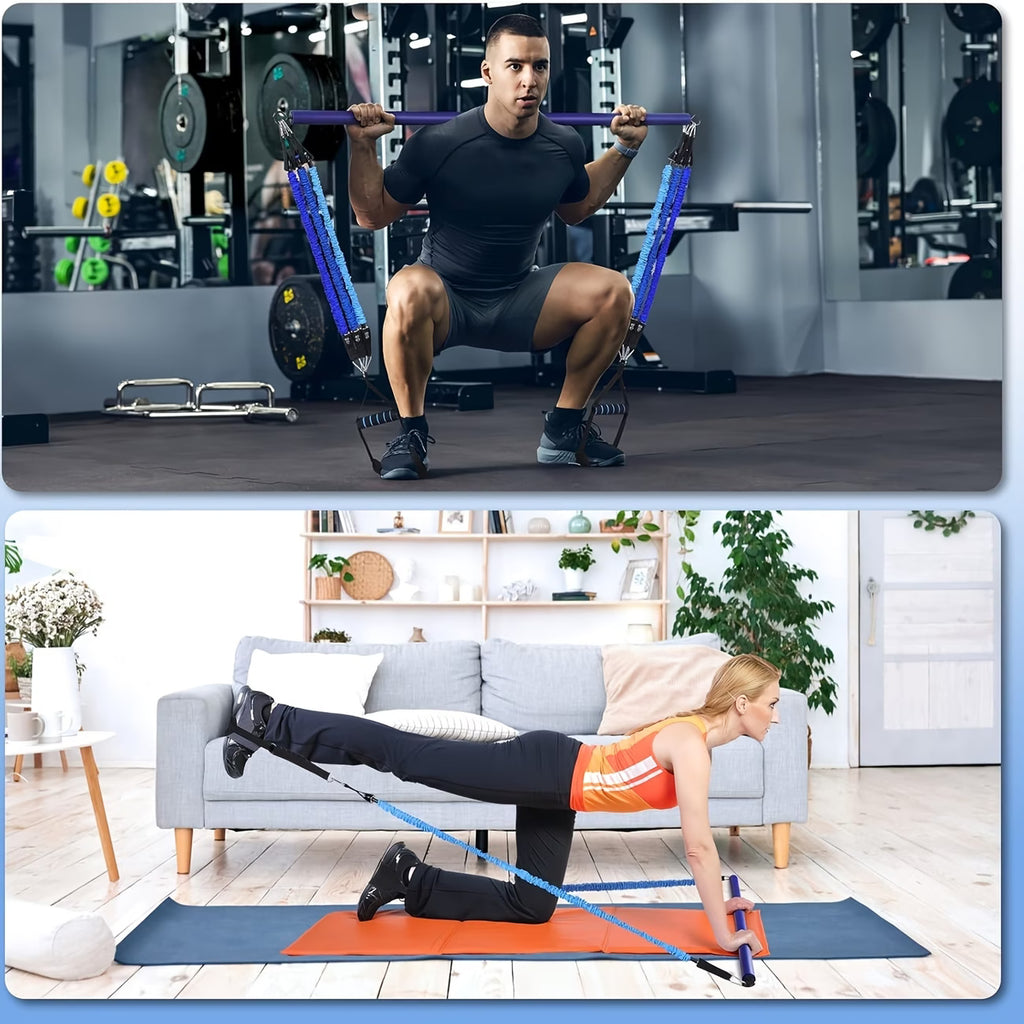 Heavy Tension Resistance Bands Set - 108.4KG