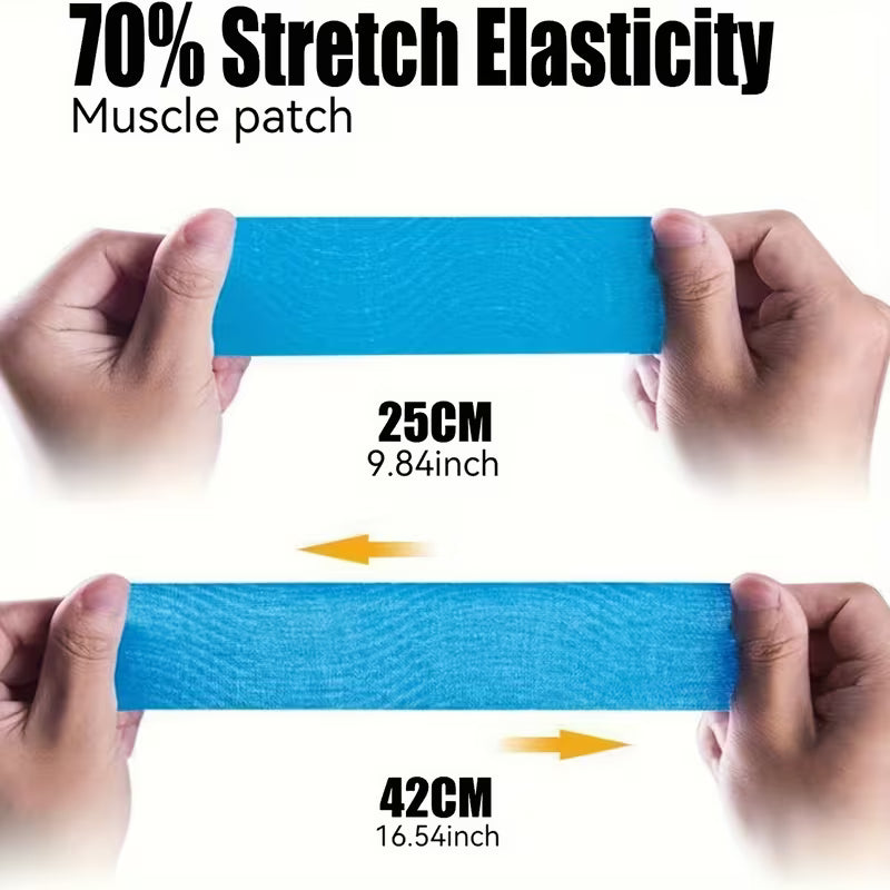 Latex-Free Kinesiology Tape Set (3 Rolls)