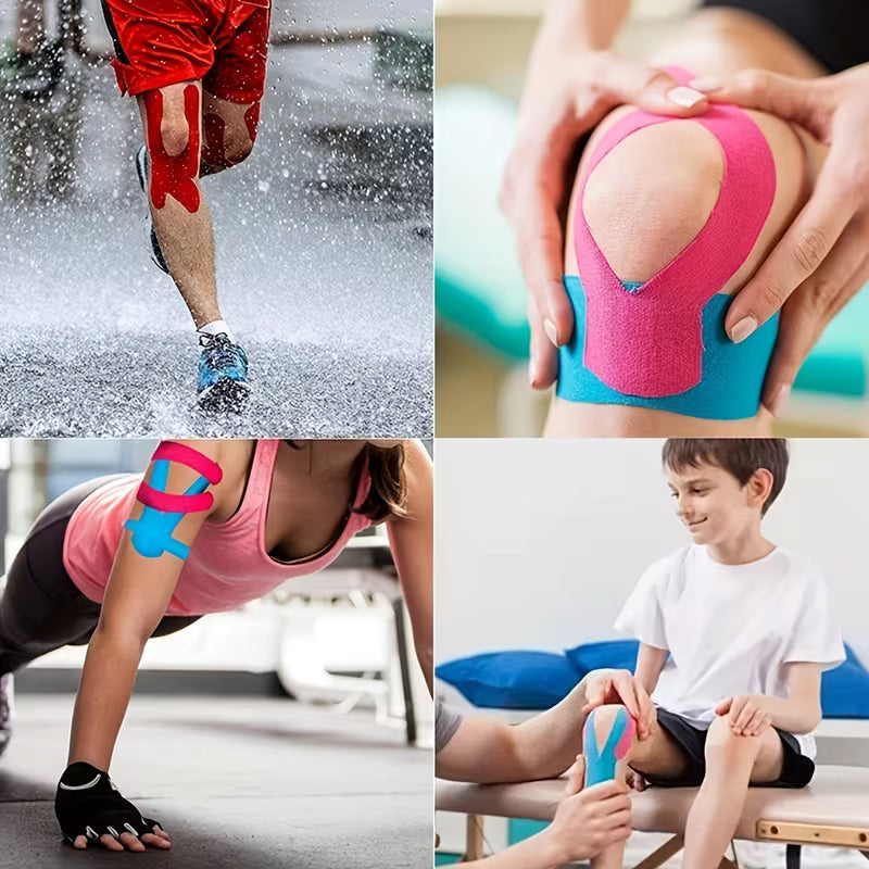 Latex-Free Kinesiology Tape Set (3 Rolls)