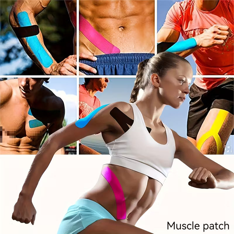 Latex-Free Kinesiology Tape Set (3 Rolls)