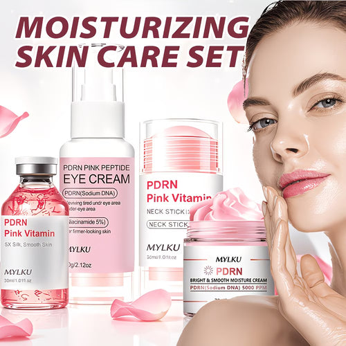 4-Piece PDRN Pink Peptide Facial Care Set