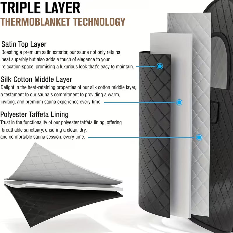 Portable Sauna Tent with Steamer