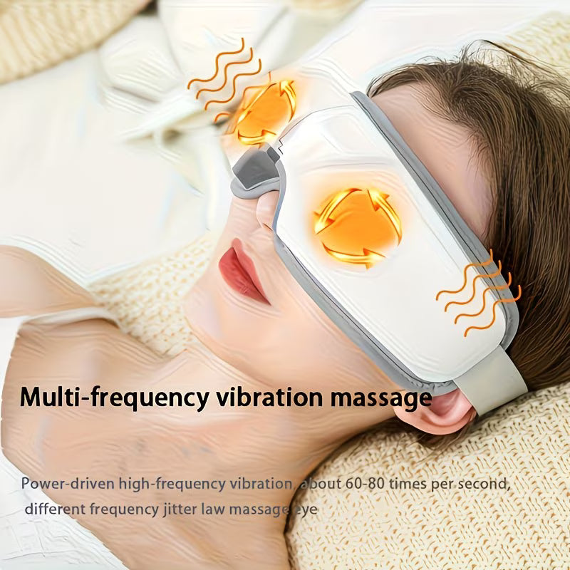 Smart Air Compression Eye Massager with Heat & Vibration