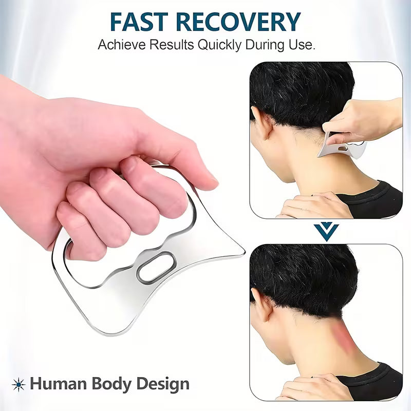 Stainless Steel Gua Sha Muscle Recovery Tools (2 or 3 Piece Set)