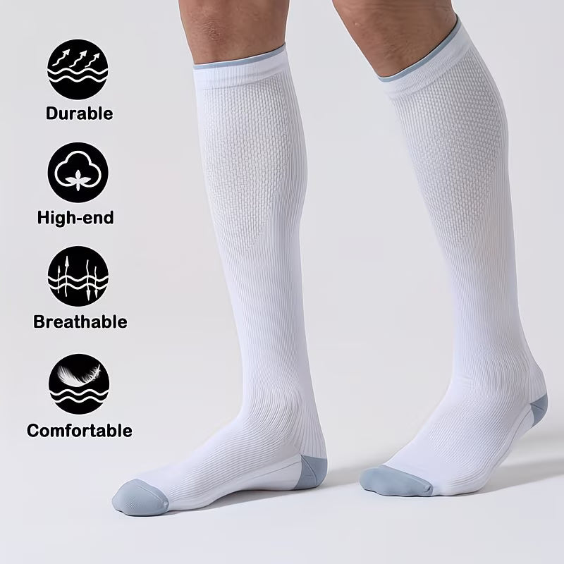 Unisex Compression Socks (20–30 mmHg) – Breathable Support