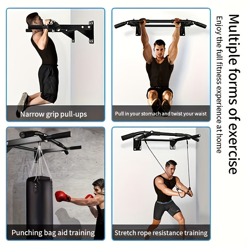 Heavy-Duty Wall Mounted Pull Up Bar System