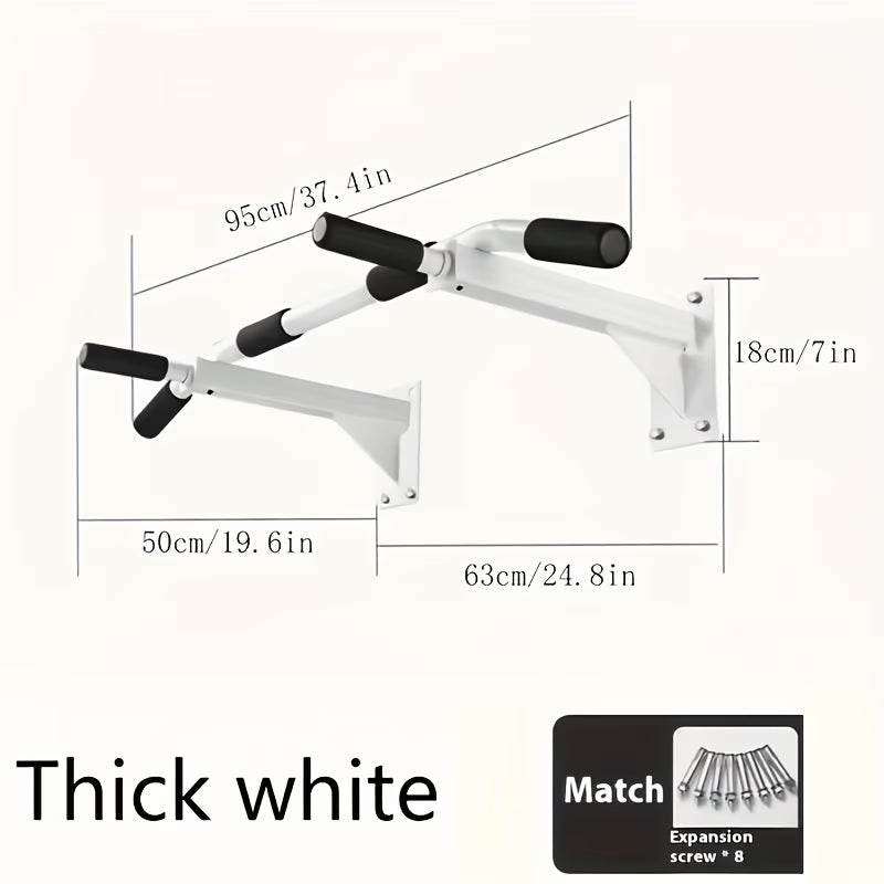 Heavy-Duty Wall Mounted Pull Up Bar System