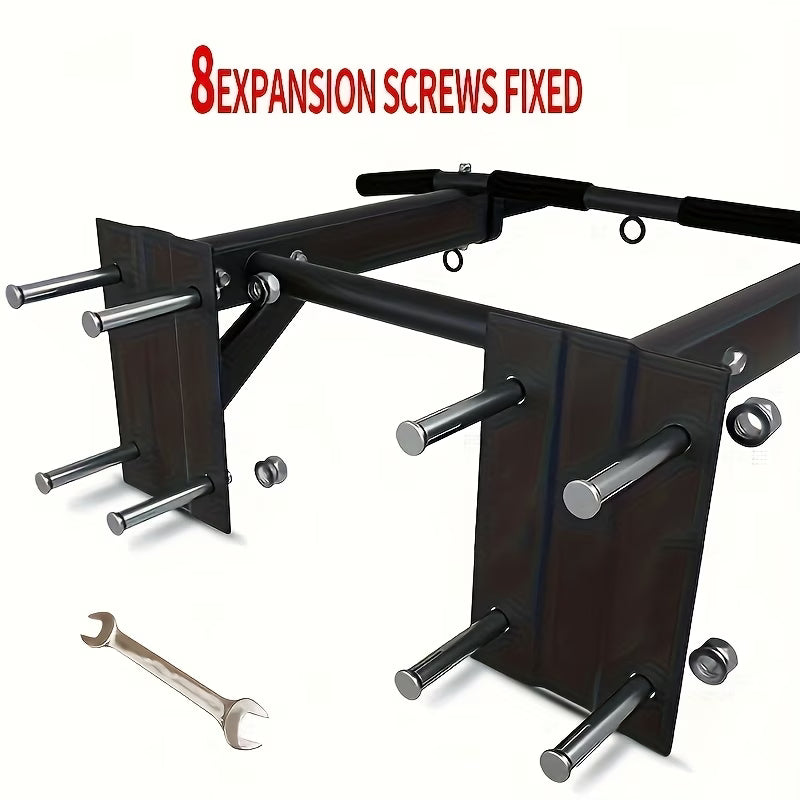 Heavy-Duty Wall Mounted Pull Up Bar System