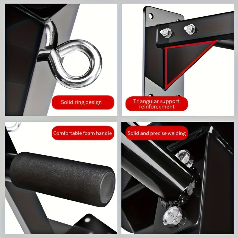 Heavy-Duty Wall Mounted Pull Up Bar System