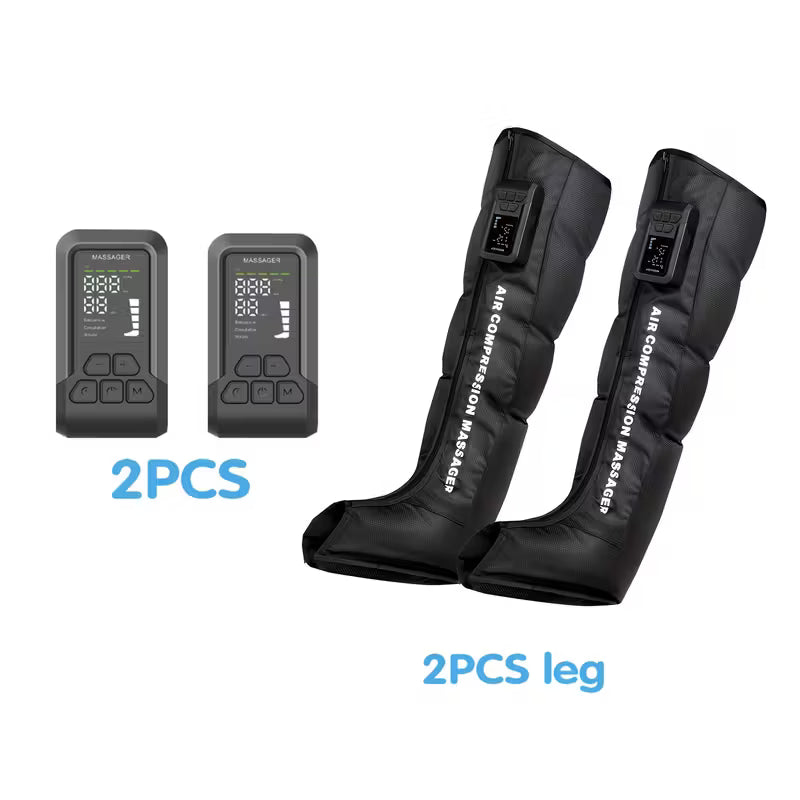 Single or Double Leg Air Wave Compression Leg Massager