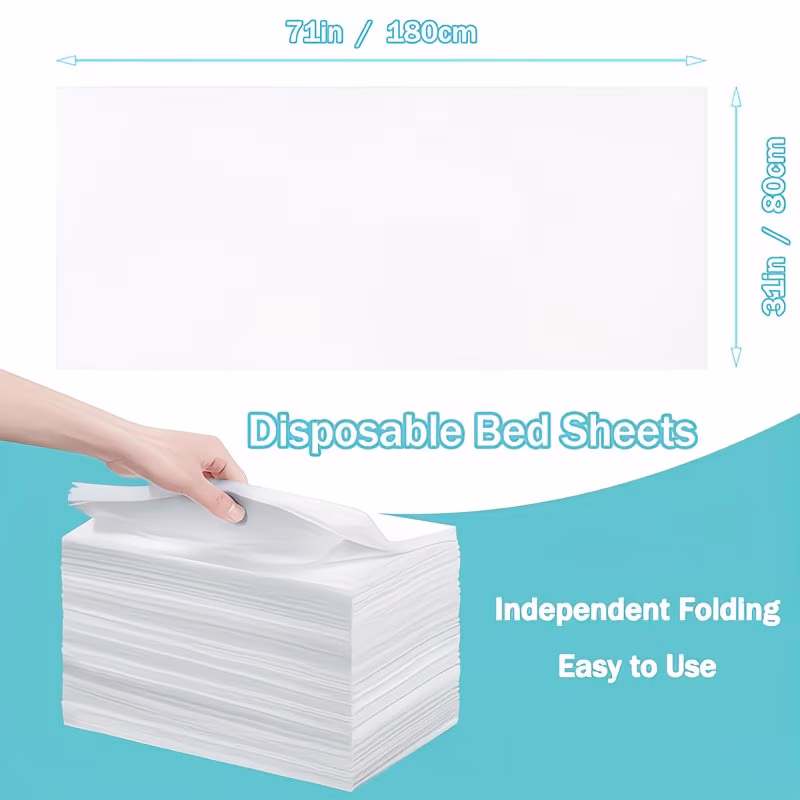 100pc Disposable Spa & Massage Bed Sheets