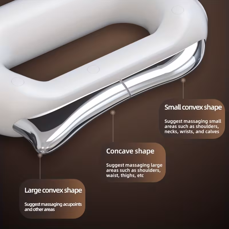 2-in-1 Massage Gun & Fascia Tool Set for Deep Muscle Relief