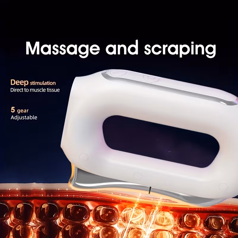2-in-1 Massage Gun & Fascia Tool Set for Deep Muscle Relief