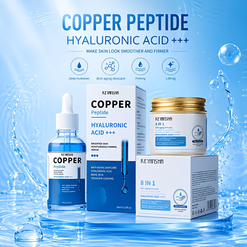 2-Piece Copper Peptide & Hyaluronic Acid Skincare Set