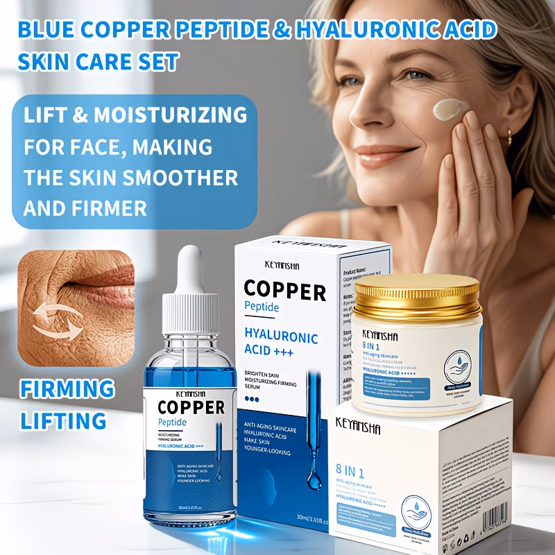 2-Piece Copper Peptide & Hyaluronic Acid Skincare Set