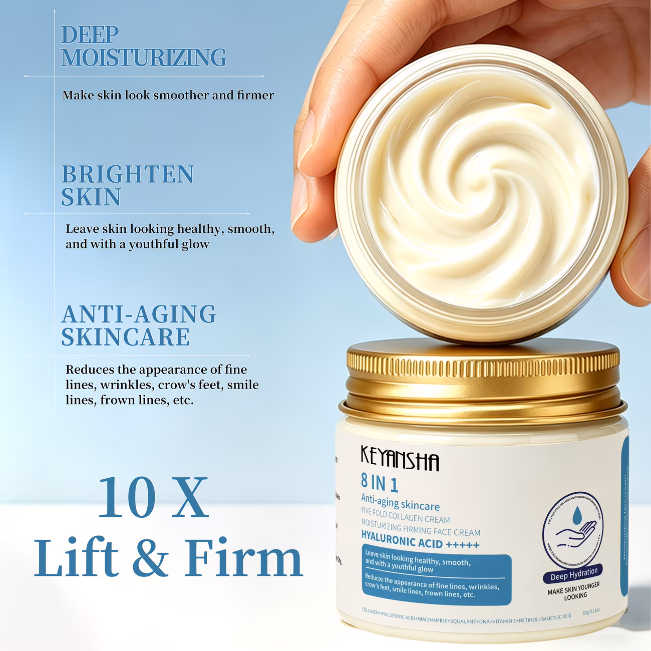 2-Piece Copper Peptide & Hyaluronic Acid Skincare Set
