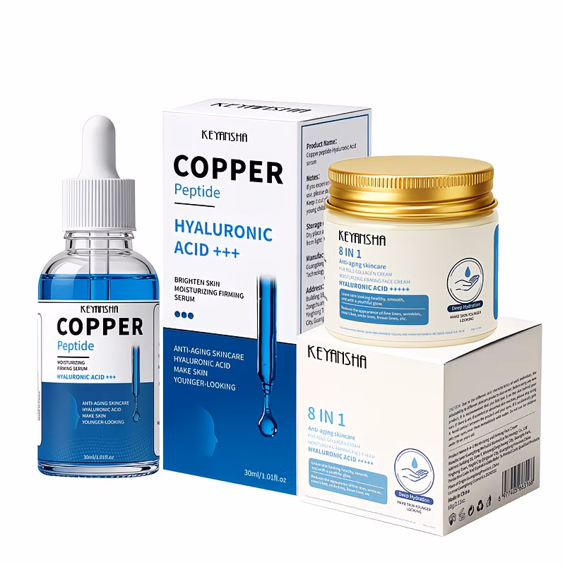 2-Piece Copper Peptide & Hyaluronic Acid Skincare Set