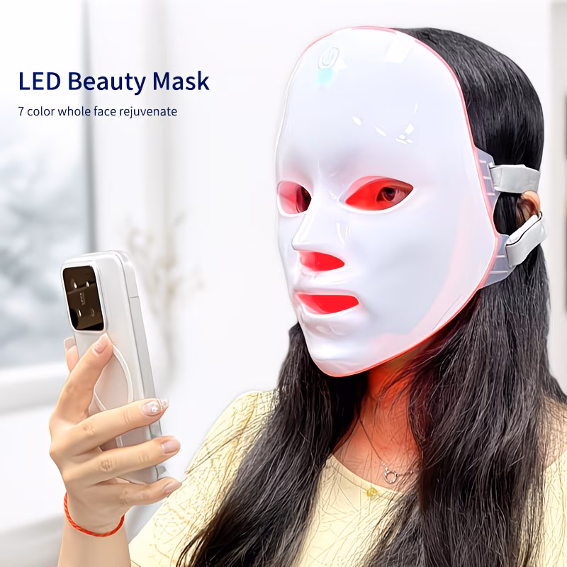 7-Color LED Facial Mask Beauty Device