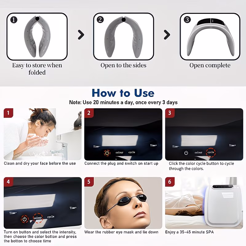 7-in-1 LED Face, Neck & Body Beauty Device