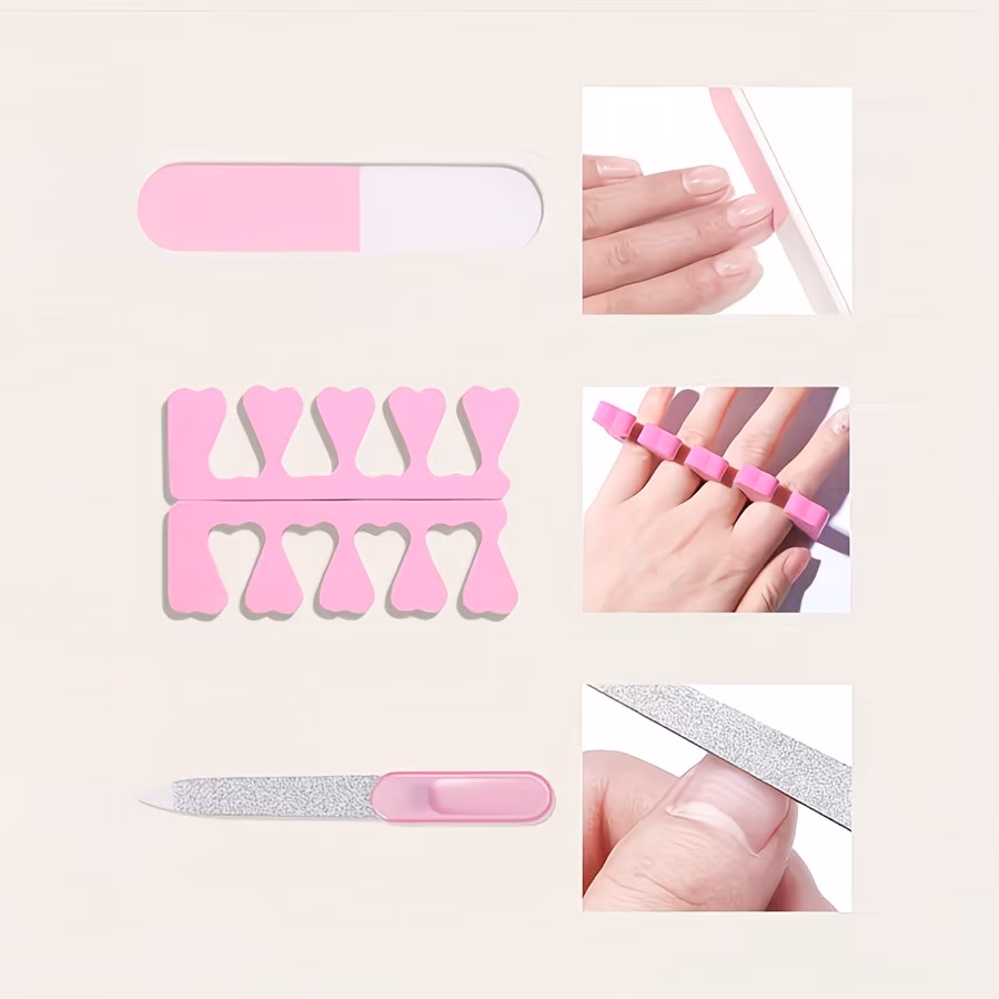 7-in-1 Nail Art Tool Set with UV Lamp & Nail Drill