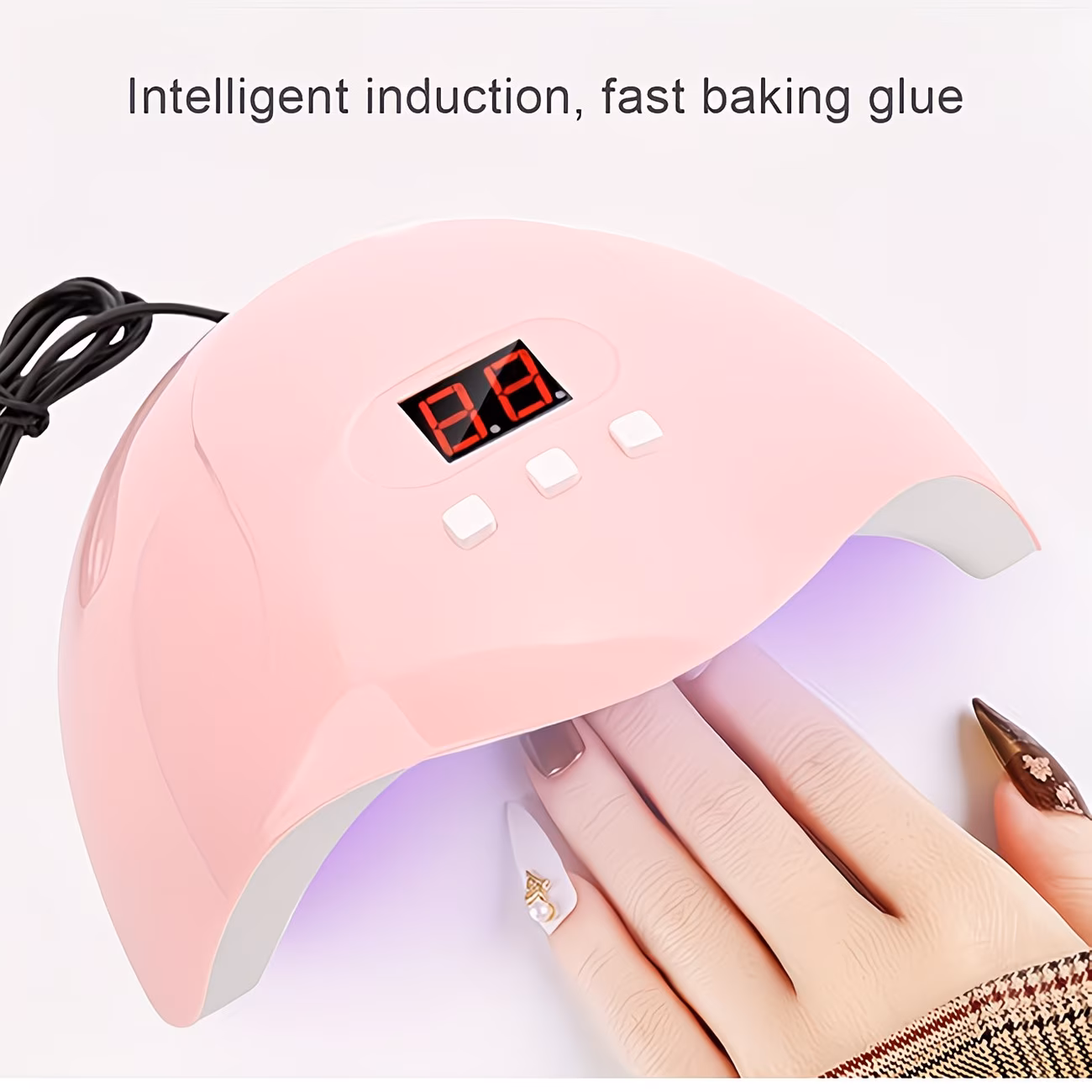 7-in-1 Nail Art Tool Set with UV Lamp & Nail Drill