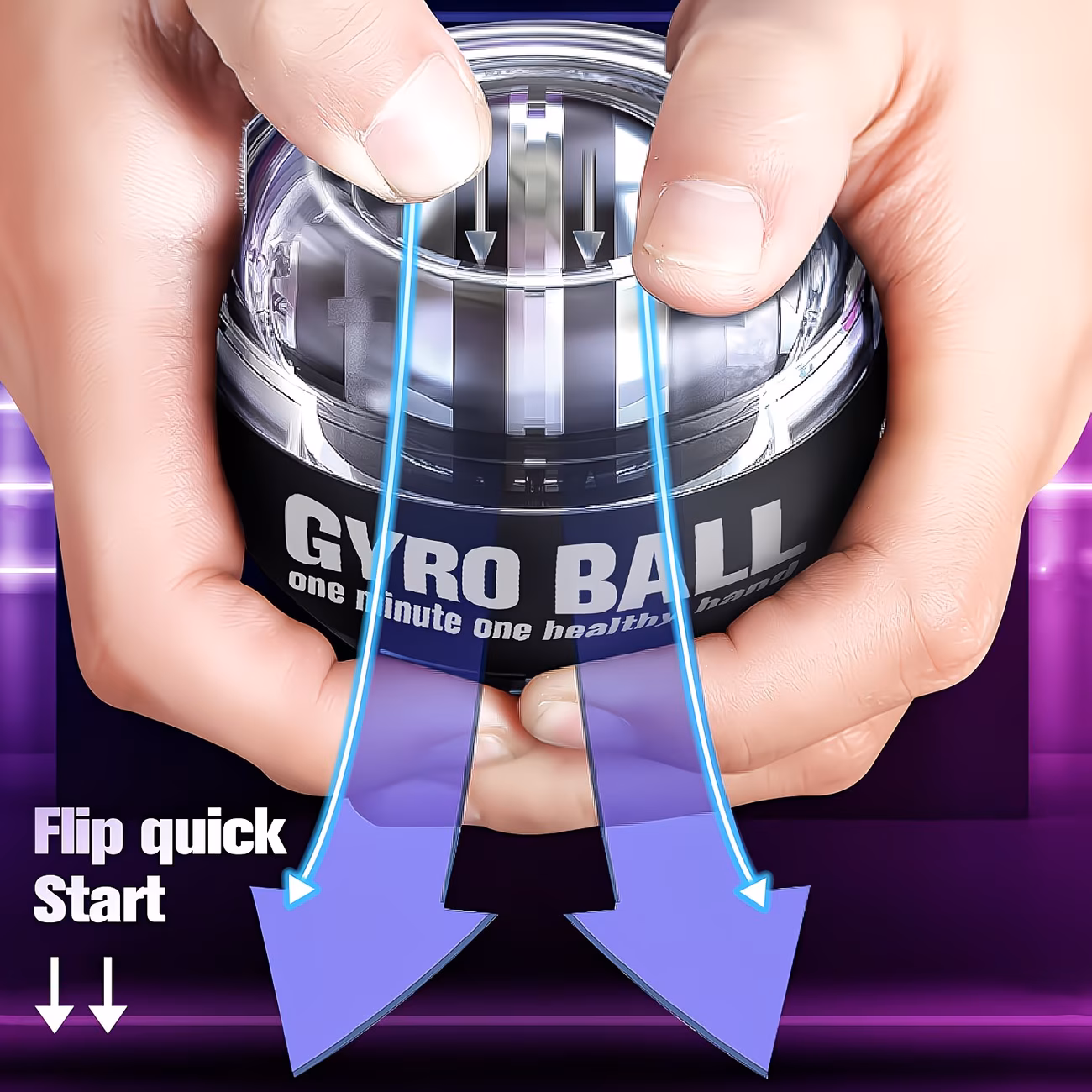 Gyro Ball Wrist & Grip Strength Trainer