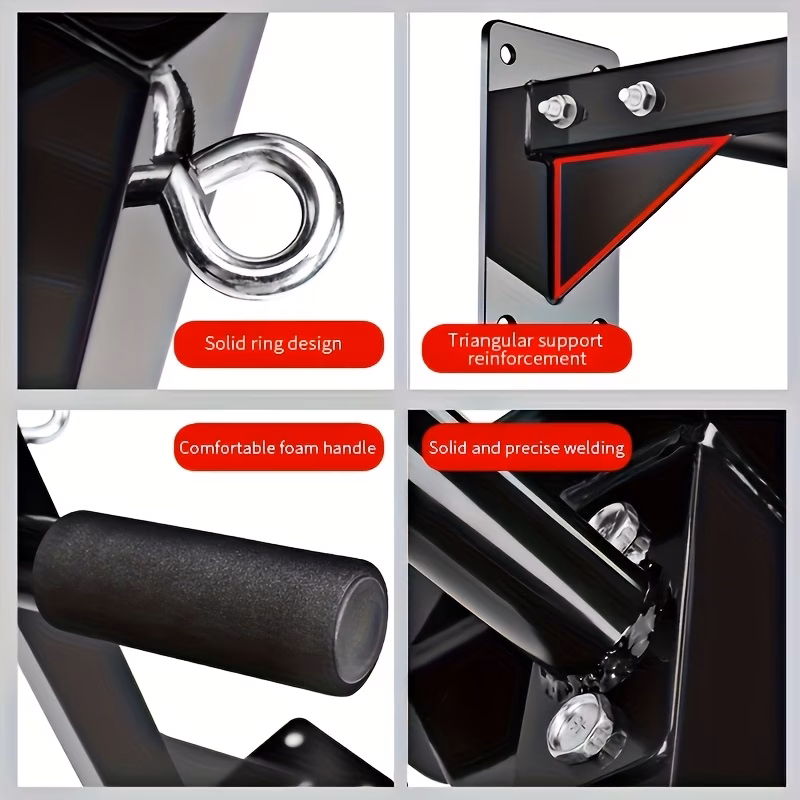 Heavy-Duty Wall Mounted Pull Up Bar System