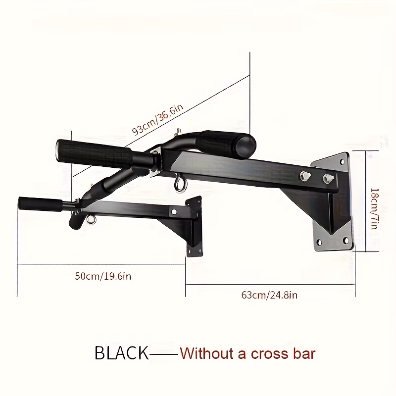 Heavy-Duty Wall Mounted Pull Up Bar System