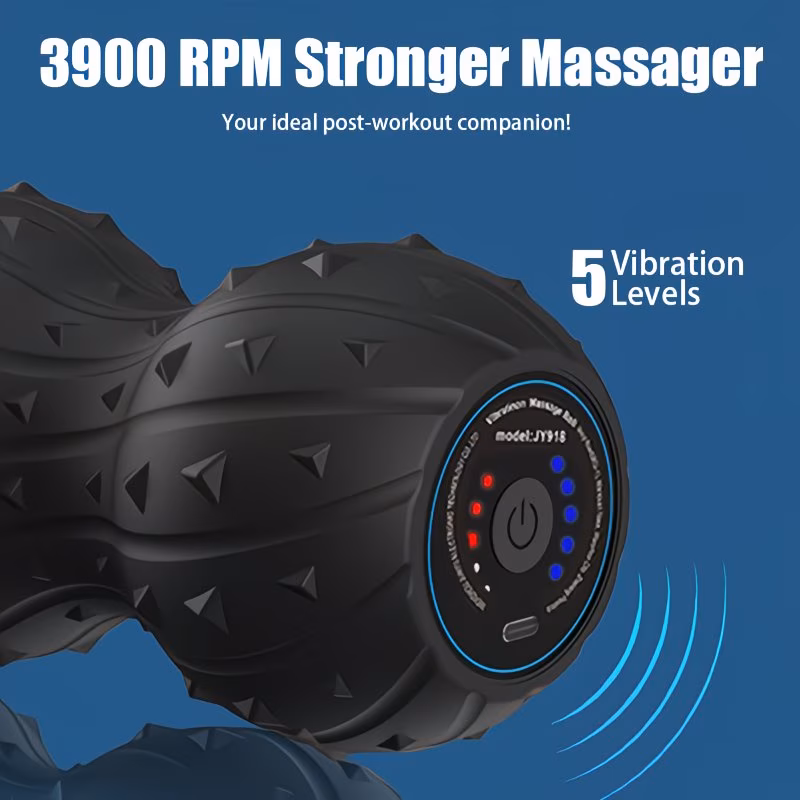 Rechargeable Peanut Massage Roller – 5 Vibration Modes