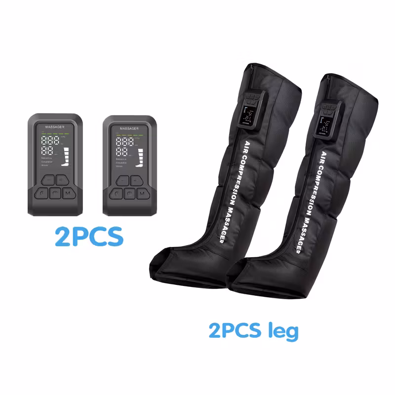 Single or Double Leg Air Wave Compression Leg Massager