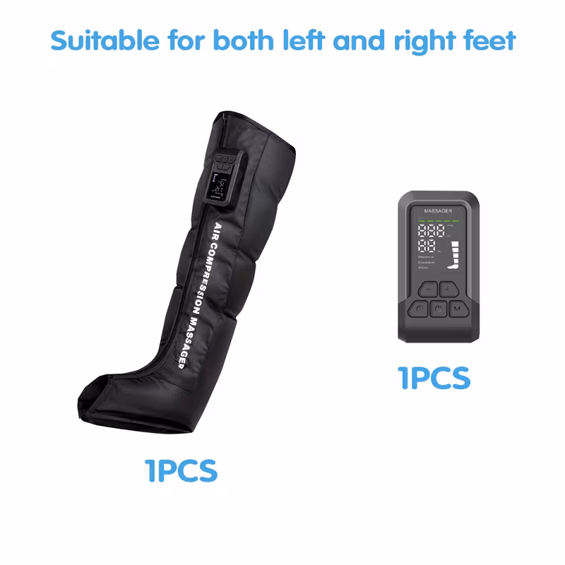 Single or Double Leg Air Wave Compression Leg Massager