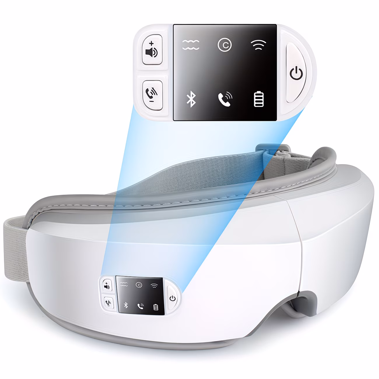 Smart Air Compression Eye Massager with Heat & Vibration