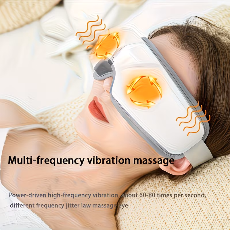 Smart Air Compression Eye Massager with Heat & Vibration