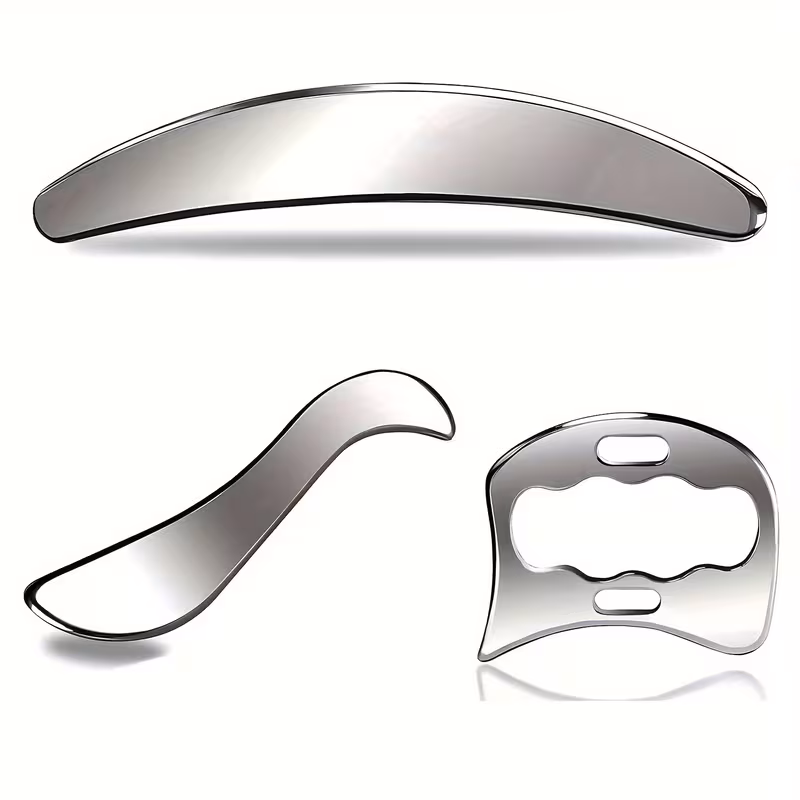 Stainless Steel Gua Sha Muscle Recovery Tools (2 or 3 Piece Set)