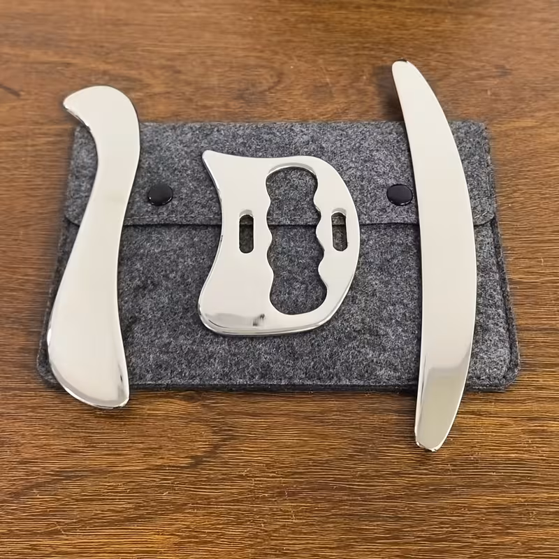 Stainless Steel Gua Sha Muscle Recovery Tools (2 or 3 Piece Set)